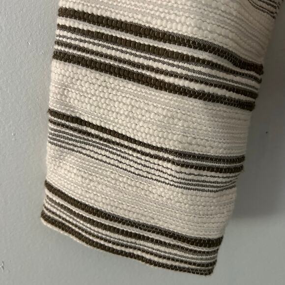 Madewell Women's Button Front Striped Tweed Snap Front Jacket M Medium NWOT - Picture 5 of 9